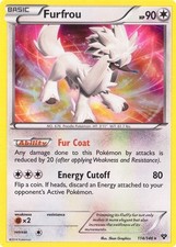 Furfrou 114/146 Holo Rare XY Pokemon Holo Moderately Played