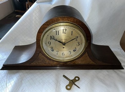 Seth Thomas Mantle Tambour Clock 8 Day No 89 Movement No 10 Cymbal