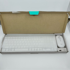 Logitech MK470 Slim Combo White Wireless Keyboard  Mouse Set - NEW