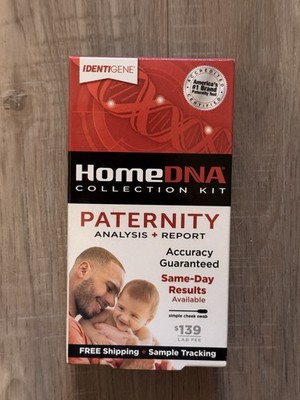 HomeDNA PATERNITY Test Analysis + Report - Accuracy Guaranteed! SEALED Free Ship