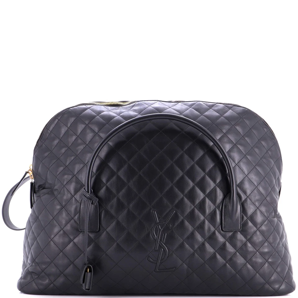 Saint Laurent ES Giant Travel Bag Quilted Leather