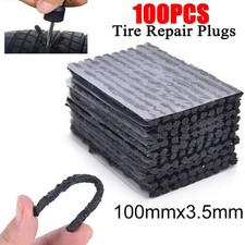 100X Tire Repair Plugs Car- Tire Puncture Recovery Tyre Tubeless Seal Plug Strip