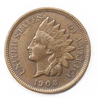 1908 Indian Head Penny Extremely Fine (XF)