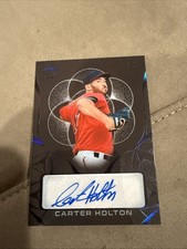 2024 Leaf Trinity Carter Holton Black 1/1 Auto