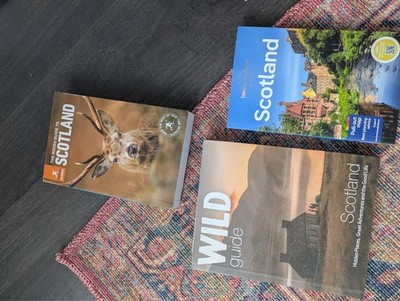 Scotland Travel Guide Bundle x3   Wild Guide Lonely Planet Rough Guide