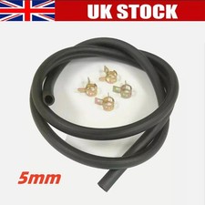 5mm Motorcycle Scooter Petrol Fuel Hose line Pipe Nitrile Rubber Smooth Bore