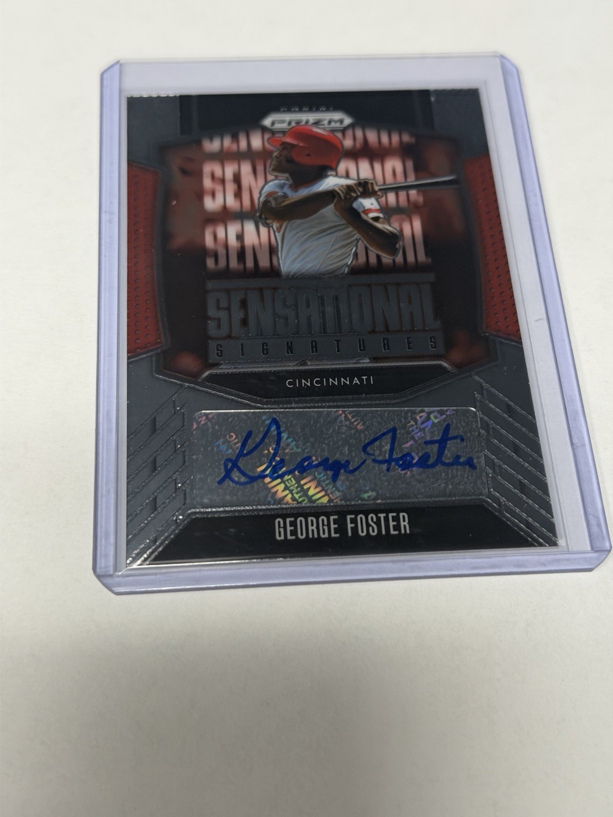 2026 Prizm Baseball George Foster Sensational Signatures Reds 