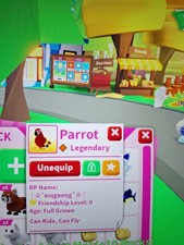adopt me parrot