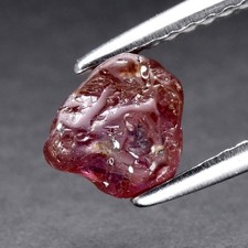 💎 1.39ct 6x5.7mm Rough Natural Orange Purple Sapphire - Unheated Madagascar Gem