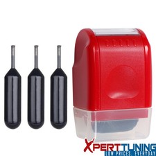 Identity Protection Privacy Roller Stamp Confidential Data Guard Your ID Red