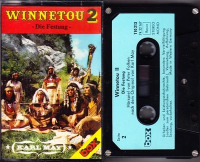 MC Karl May: Winnetou 2 - Die Festung - box geschraubt RAR!! - Bild 1 von 3