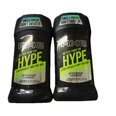 2 AXE Men Antiperspirant Deodorant Better Than The Hype 2.7 oz. Each   Original