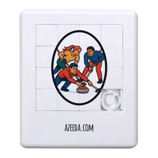 'Curling Match Action' Sliding Puzzle (PZ00036834)