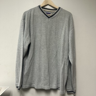 North Crest Men s Medium M V-Neck Sweater Vintage Pullover