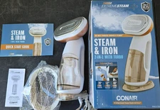 Conair Handheld 2-in-1 Turbo Extreme Garment Steamer and Iron - GS208GD
