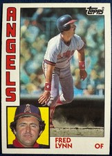 1984 TOPPS #680 FRED LYNN (CALIFORNIA ANGELS) BASEBALL CARD