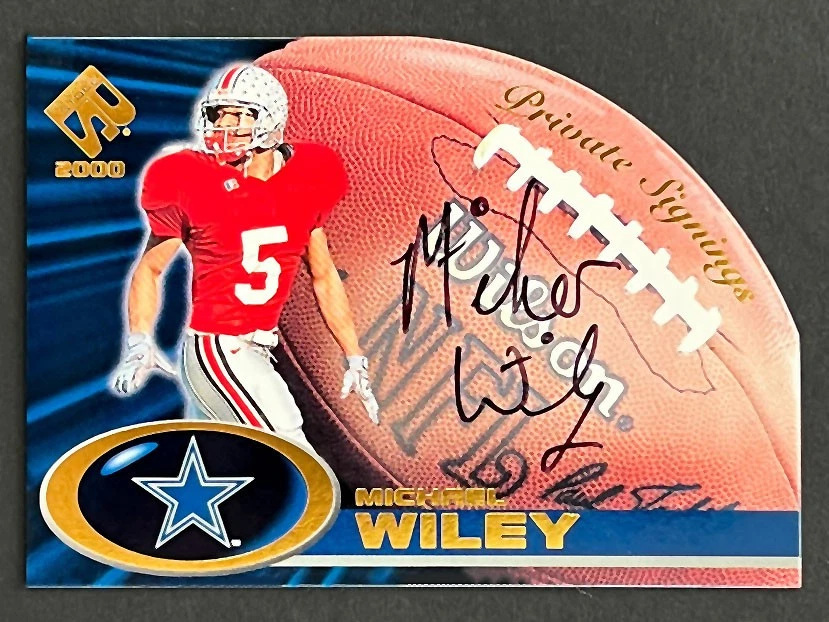 Michael Wiley Pacific Private Stock Private Signings #11 Private Signings