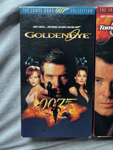 James Bond 007 3 VHS tape set - Goldeneye, Tomorrow Never Dies, Die another Day - Picture 2 of 10