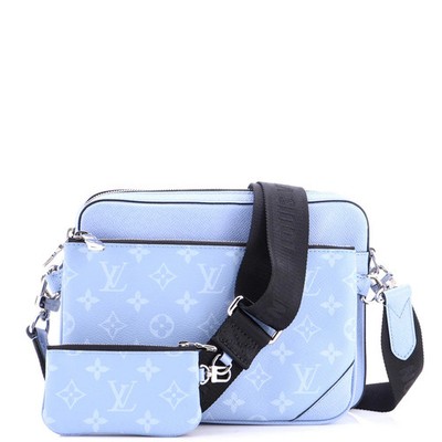 Louis Vuitton ショルダーバッグ　ブルー Louis Vuitton Trio Messenger Bag Monogram Taigarama | eBay