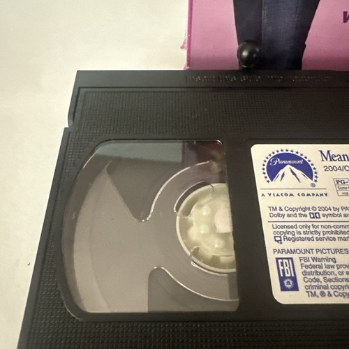 Mean Girls (VHS, 2004) Lindsay Lohan Tina Fey Paramount HTF Tape Tested Works - Picture 2 of 9
