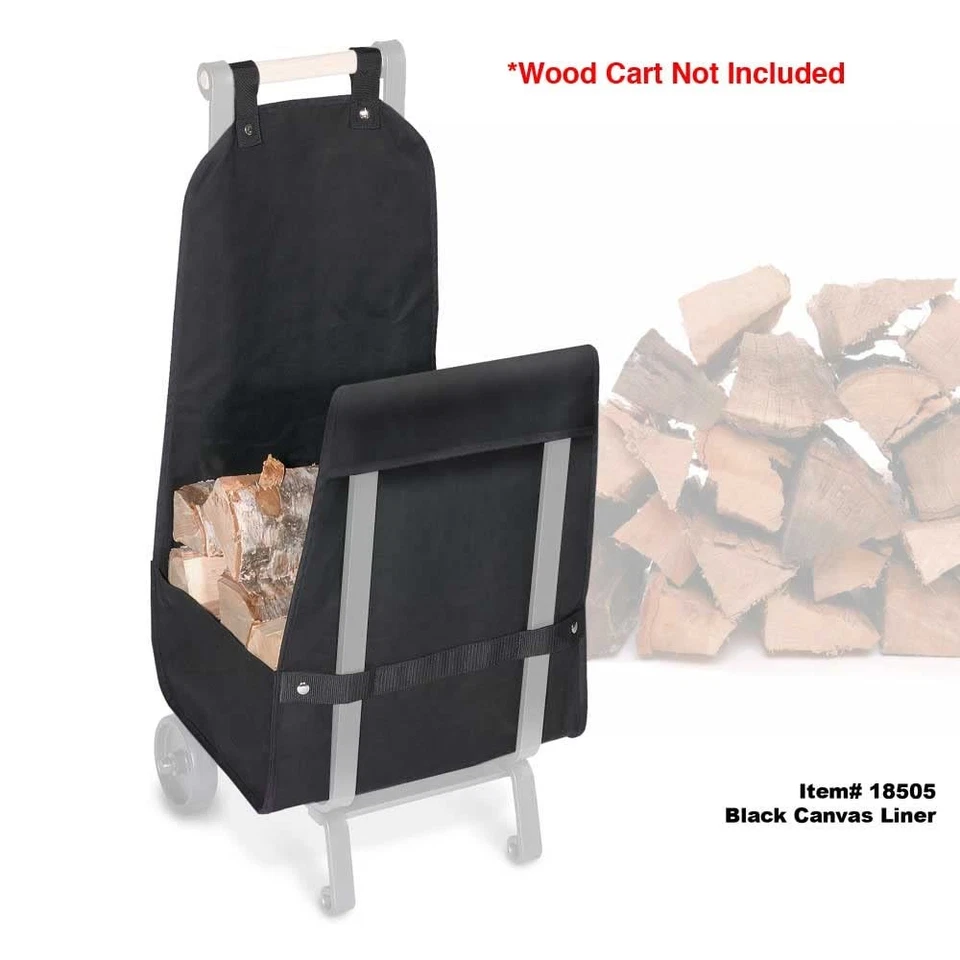 Forro de lona negro Home and Hearth 18505 Foto 2 de 4