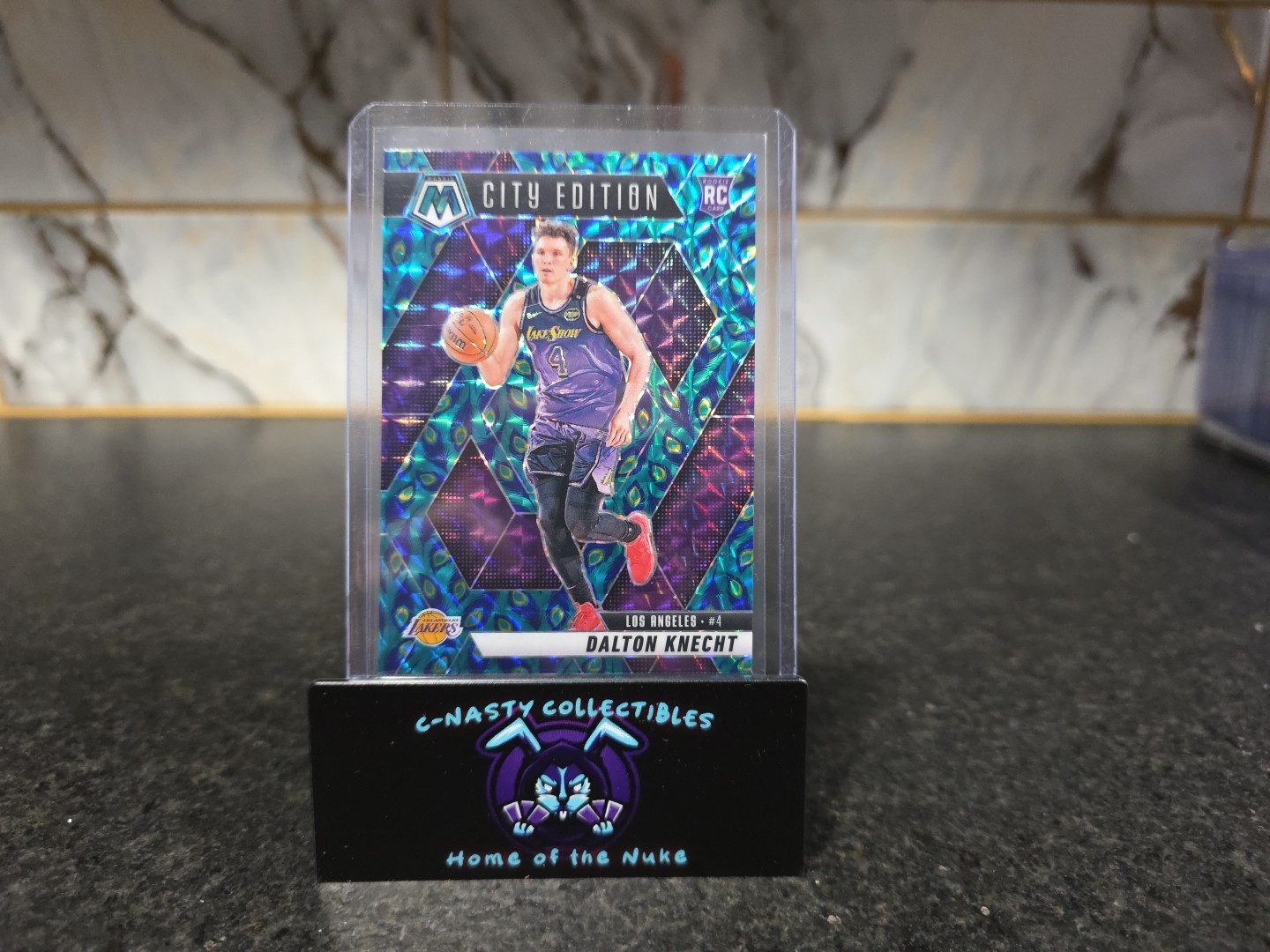 2024-25 Panini Mosaic - Rookies Dalton Knecht #238 Choice Peacock Mosaic...