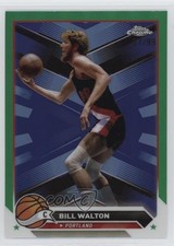 2023-24 Topps Chrome Green Refractor 67/99 Bill Walton #94 HOF 16zo