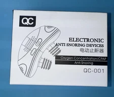 Electronic Anti Snoring Device Quick Results and Easy to Use, Blue NIB QC-001 