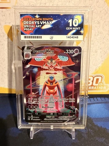 Ace 10 Deoxys GG45/GG70 Crown Zenith - Pokemon TCG - Gem Mint