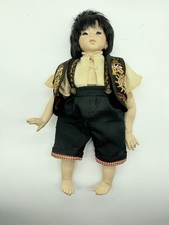 Rotraut Schrott 1988 Great American Doll Company 14” Porcelain Puyi Doll w/Outft