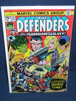 Defenders #26 Marvel Comics 1975 with Bag and Board