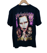 Rare Marilyn Manson Antichrist Superstar Band Black Unisex Tshirt WA0412