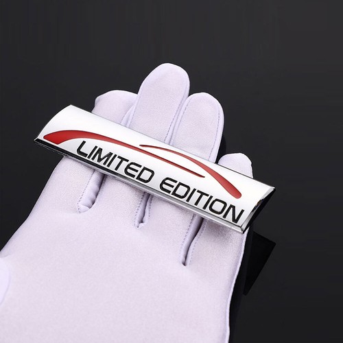 3D Limited Edition Chrome Logo Car Emblem Sticker Badge Decal Trim Accessories - Picture 2 of 6