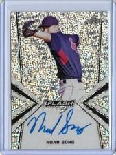 2019 Leaf Metal Flash Draft NOAH SONG Silver Prismatic Auto RC Phillies