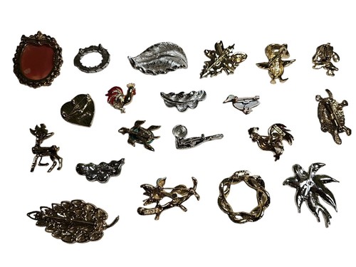 Huge Lot Of 20 All Signed GERRYS Pin Brooches Jewelry Collection - Picture 4 of 5