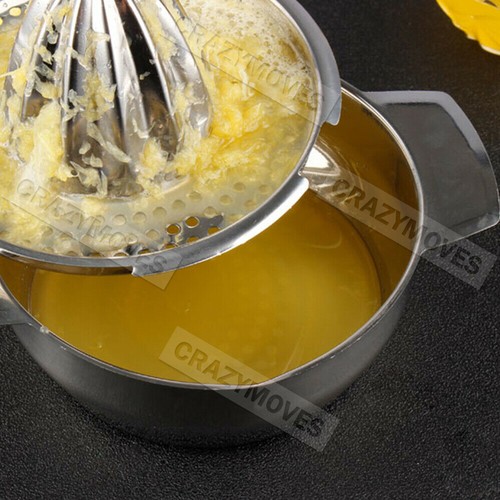 Stainless Steel Fruit Lemon Citrus Orange Juicer /Manual Press Squeezer - Picture 8 of 12