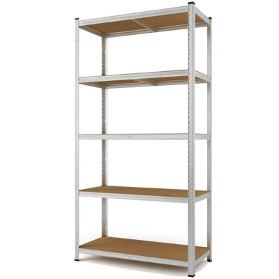 5 Tier Racking Shelf Heavy Duty Garage Shelving Storage Shelves Unit 180x90x40cm