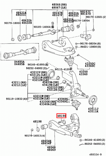 Genuine Hilux LN109 LN108 LN107 KZN205 KZN165 Camber Adjusting Cam Bolt Set x4 - Picture 15 of 19