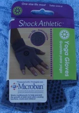 Shock Athletic Yoga Gloves - BRAND NEW IN PACKAGE - ONE SIZE FITS MOST - USEFUL