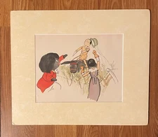 Antique Fox-Hunt Chromolithograph Print Florence Upton Circa 1900