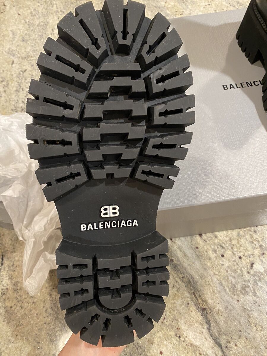Balenciaga TRACTOR 20MM BOOTS IN BLACK - size 38 | eBay Balenciaga TRACTOR 20MM BOOTS IN BLACK - size 38 | eBay