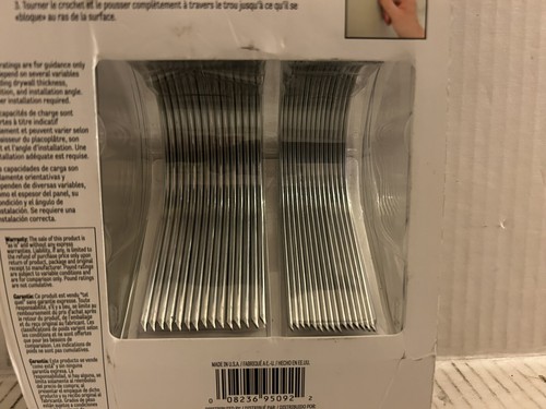 Hillman 30 Piece Picture Hangers For Drywall Standard/Heavy Duty Sizes 121045 - Bild 14 von 14