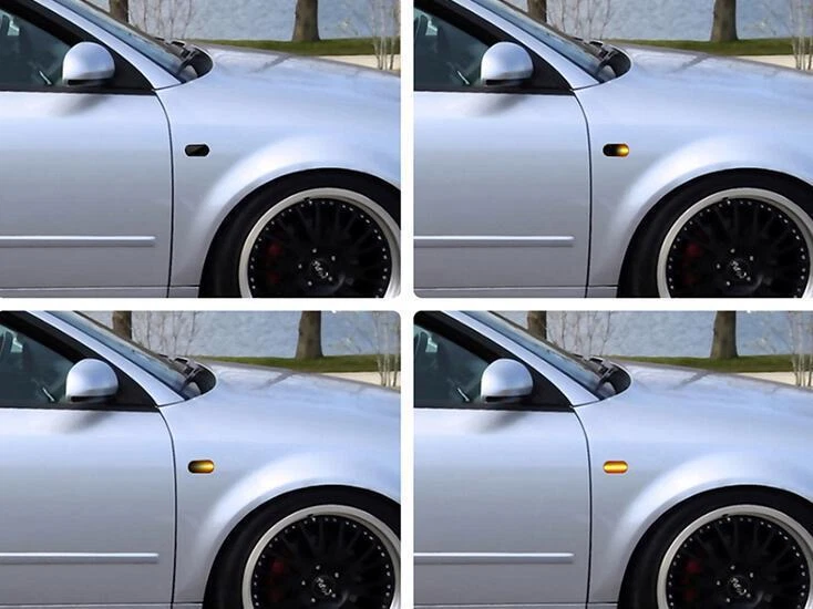 2x LED SEITENBLINKER Blinker smoke für VW CADDY 2 + 3 PASSAT 35i 3B 3BG T5 - Bild 2 von 4