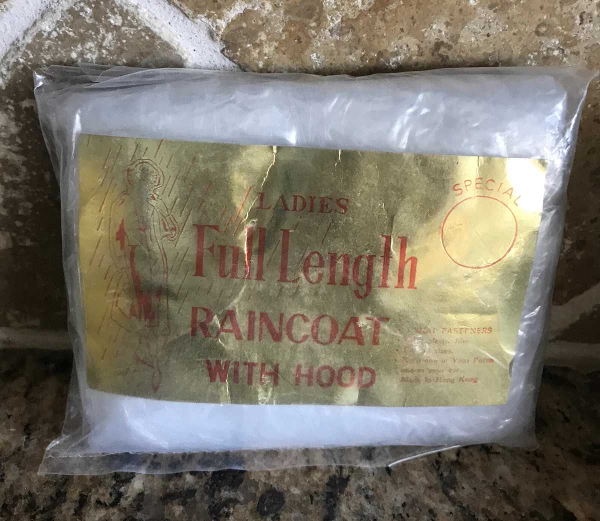 Ladies full top length raincoat