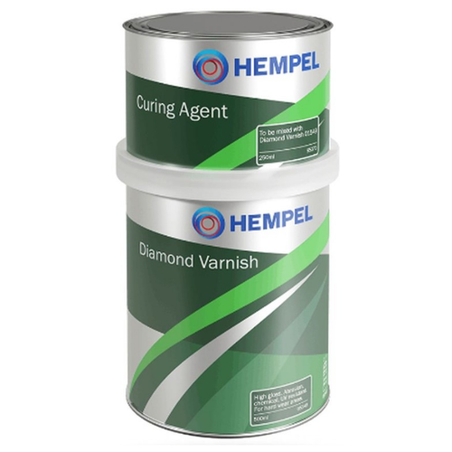 HEMPEL Polyurethane High Gloss 2Part Diamond Boat Varnish 750ml