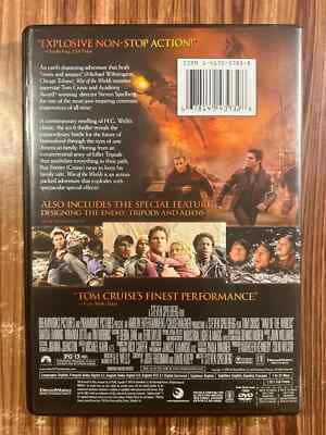 War of the Worlds DVD Full Screen Movie 2005 Tom Cruise Dakota