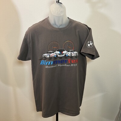 Bimmerfest Car Show 2013 Brown Tee  Size Large