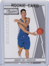 JEREMY LIN ROOKIE CARD Basketball Warriors 2010 Prestige RC New Yokr Knicks!