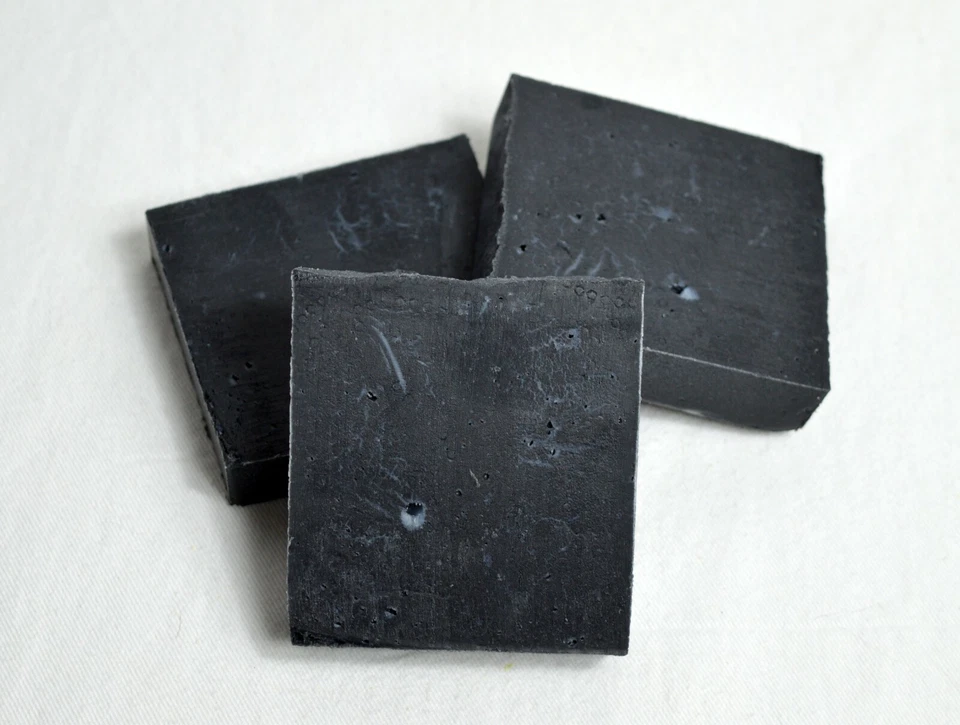 SAPPANY SOAPS Handmade Spanish Rosemary Charcoal Soap Vegan organic ingredients NATURAL