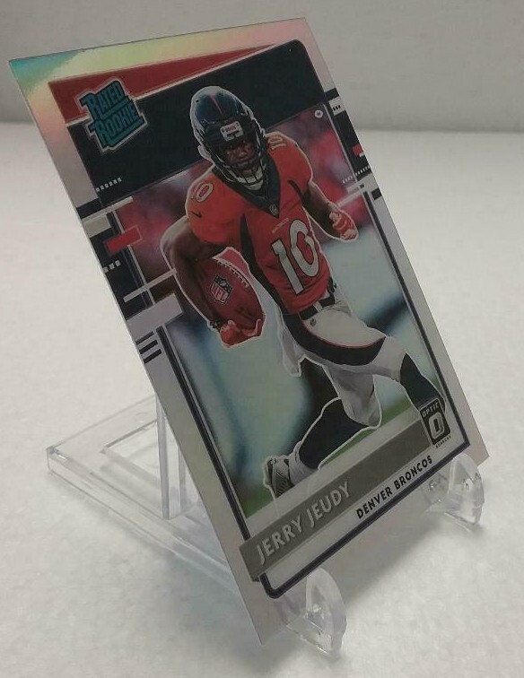 JERRY JEUDY 2020 Panini Donruss Optic SILVER PRIZM HOLO Rated